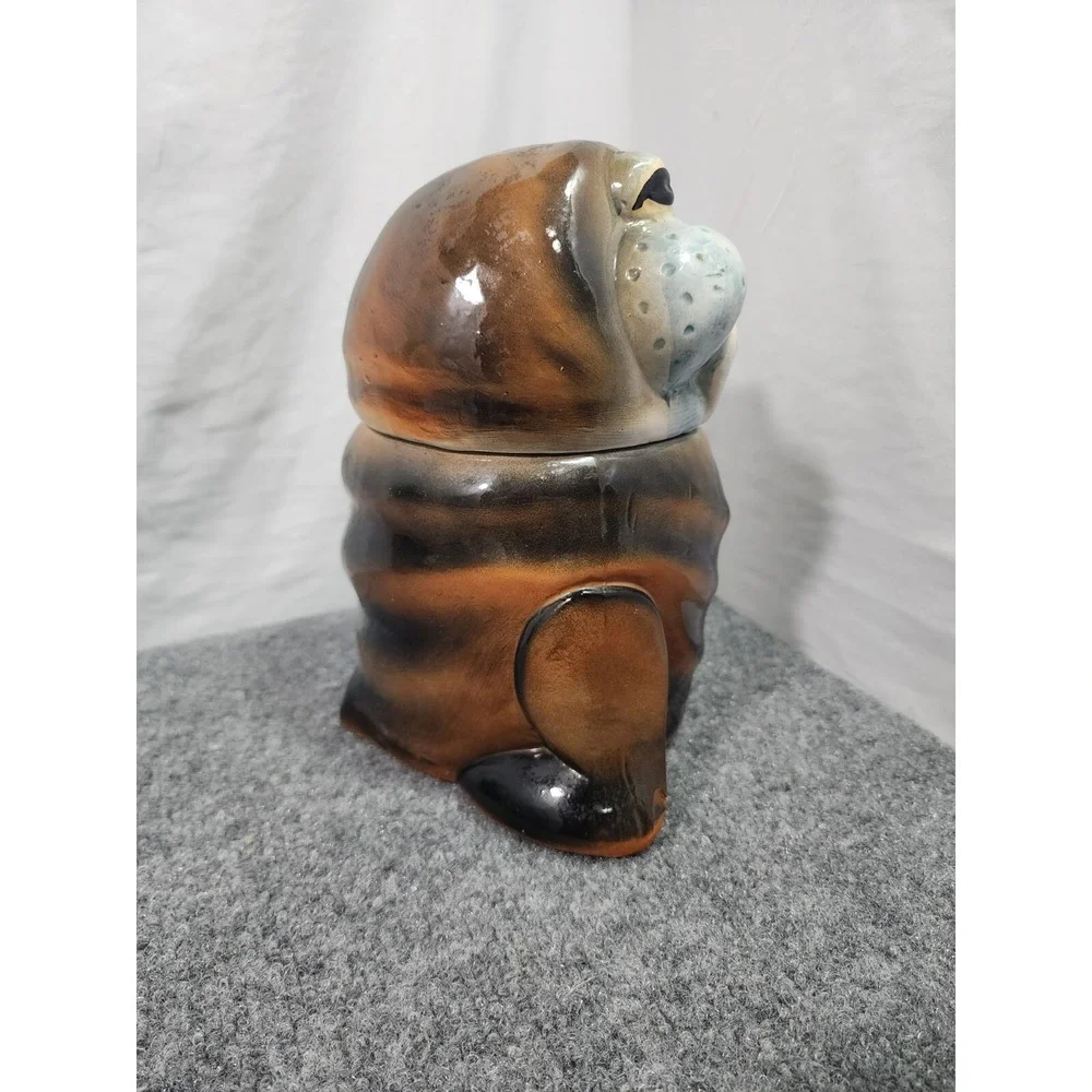 Vintage 1960s Enesco Walrus Cookie Jar Rare Sea Lion Collectors Item Sealife